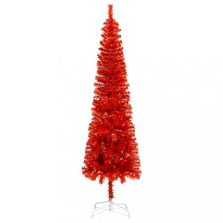 Piros vékony karácsonyfa 150 cm (329228)