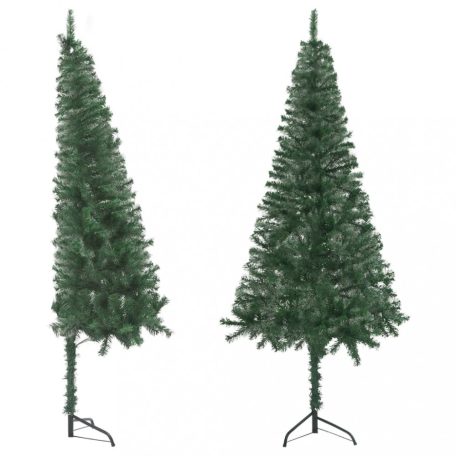 Zöld PVC sarok műkarácsonyfa 150 cm (329163)