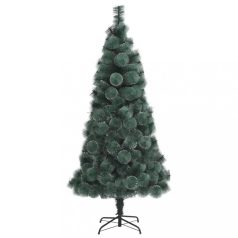 Zöld PET műkarácsonyfa állvánnyal 150 cm (328483)