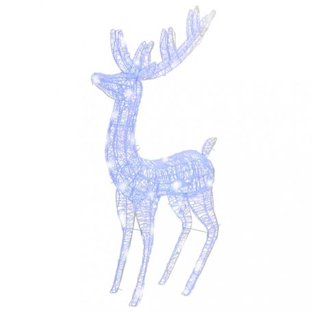 XXL kék akril karácsonyi rénszarvas 250 LED-del 180 cm (329787)
