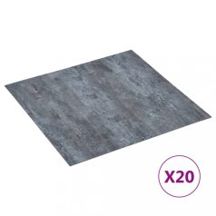  20 db szürke márvány mintás öntapadó PVC padlólap 1,86 m² (330160)