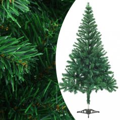  Zöld műkarácsonyfa LED fénnyel és gömbszettel 180 cm 564 ággal (3077489)