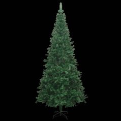   Zöld műkarácsonyfa LED-ekkel és gömbszettel L-es 240 cm (3077663)
