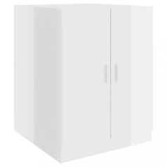   Magasfényű fehér mosógépszekrény 71 x 71,5 x 91,5 cm (808401)