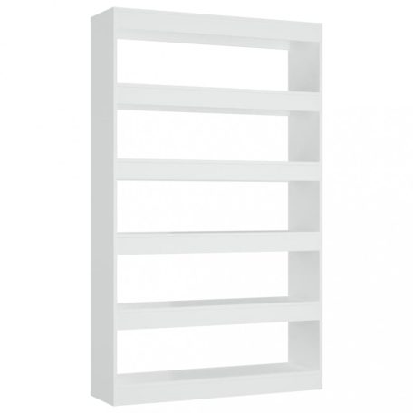 Fehér térelválasztó könyvszekrény 100 x 30 x 166 cm (811763)