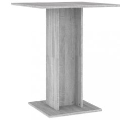   Szürke sonoma színű szerelt fa bisztróasztal 60 x 60 x 75 cm (815103)