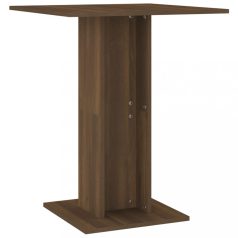   Barna tölgy színű szerelt fa bisztróasztal 60 x 60 x 75 cm (815104)
