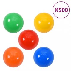 500 db színes játéklabda babamedencéhez (3102950)