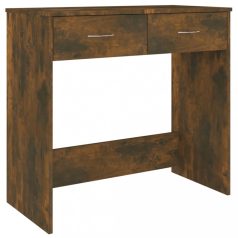   Füstös tölgy színű szerelt fa íróasztal 80 x 40 x 75 cm (815474)