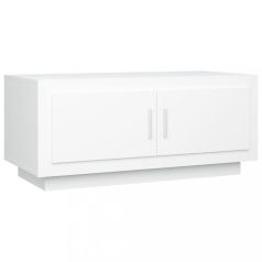 Fehér szerelt fa dohányzóasztal 102 x 50 x 45 cm (811808)