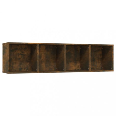 Füstös tölgy színű szerelt fa könyv-/TV-szekrény 143x30x36 cm (815270)