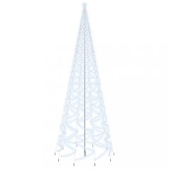   Hideg fehér fényű karácsonyfa tüskével 3000 LED-del 800 cm (343579)
