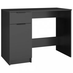 Fekete szerelt fa íróasztal 100 x 50 x 75 cm (811494)
