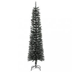   Zöld PVC vékony műkarácsonyfa állvánnyal 210 cm (345186)