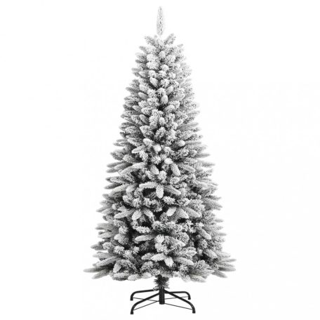 PVC és polietilén műkarácsonyfa pelyhes hóval 120 cm