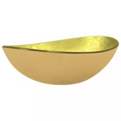   Aranyszínű edzett üveg mosdókagyló 54,5 x 35 x 15,5 cm (345262)