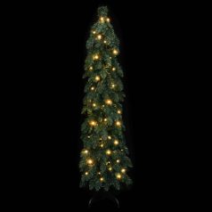 Műkarácsonyfa 60 db led fénnyel 120 cm