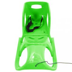   Zöld polipropilén szánkó üléssel 102,5x40x23 cm (93723)