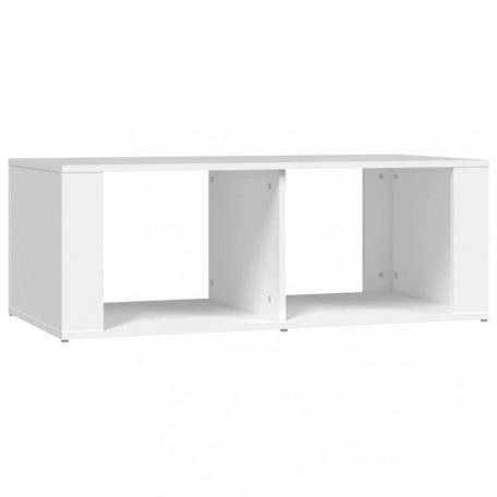 Fehér szerelt fa dohányzóasztal 100 x 50 x 36 cm (816520)