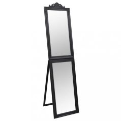 Fekete szabadon álló tükör 40 x 160 cm (351523)
