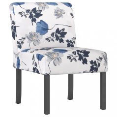 Kék virágos szövet szék
