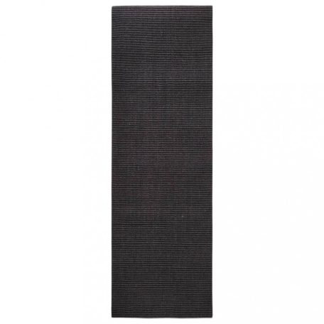 Fekete szizálszőnyeg kaparófához 80 x 250 cm