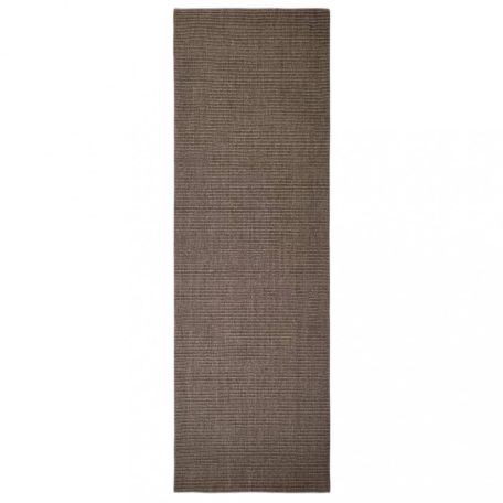 Barna szizálszőnyeg kaparófához 80 x 250 cm