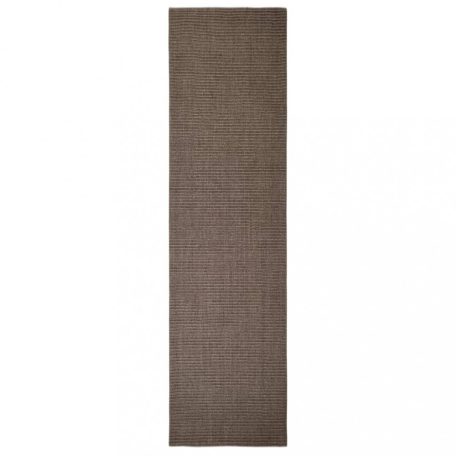 Barna szizálszőnyeg kaparófához 80 x 300 cm